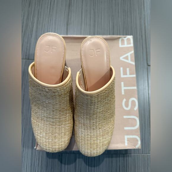 JUSTFAB Penelope Block Heeled Mule size 7.5 - Picture 6 of 11